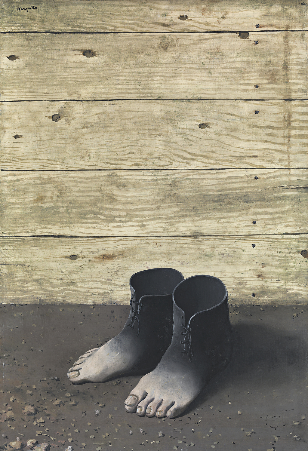Inventarienr: NM 6076 Konstnärens namn: René Magritte Titel: Le Modèle rouge Datum: 1935