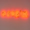 A Few Hours after the Revolution. Neon sign made after graffiti in Istanbul. The word Devrim - revolution - written by the opposition and then manipulated to illegibility of the regime faithful.