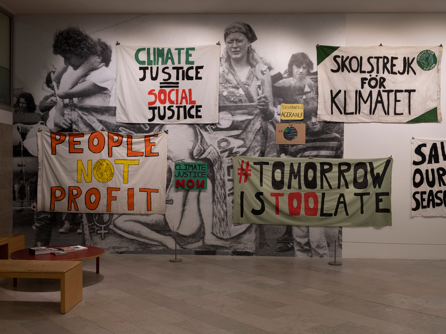 Installationsbild. Fridays For Future