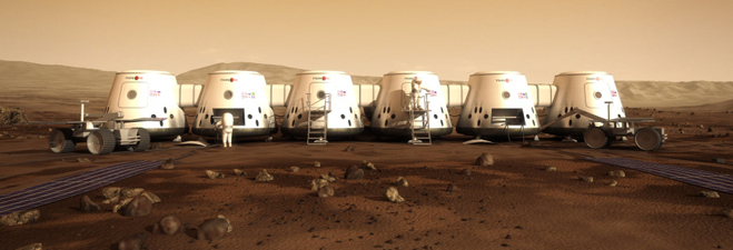 Mars Ones tilltänkta bostadsenheter