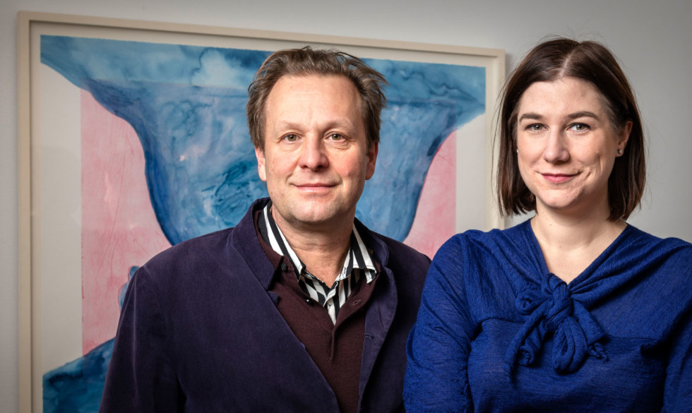 Portrait of Daniel Birnbaum and Kristin Lundell.