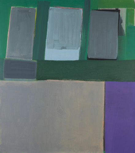 Målning av Amy Sillman.