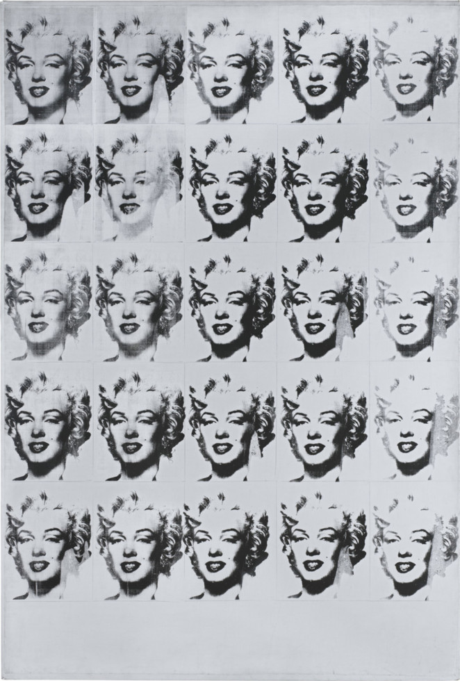 Screentryck av Andy Warhol.