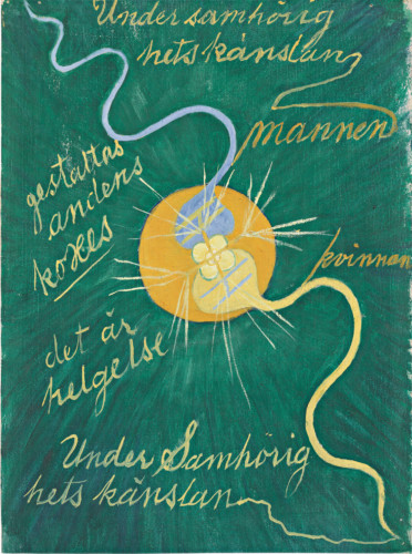 Målning av Hilma af Klint