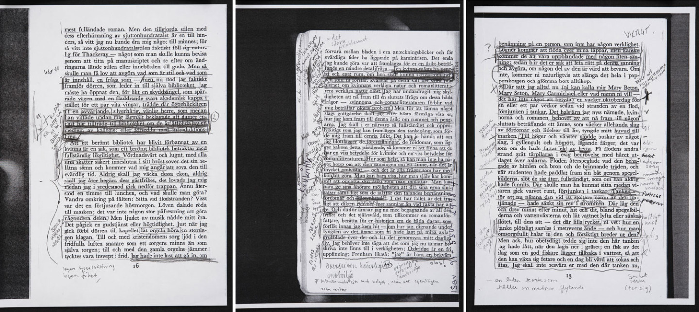 Pages from books