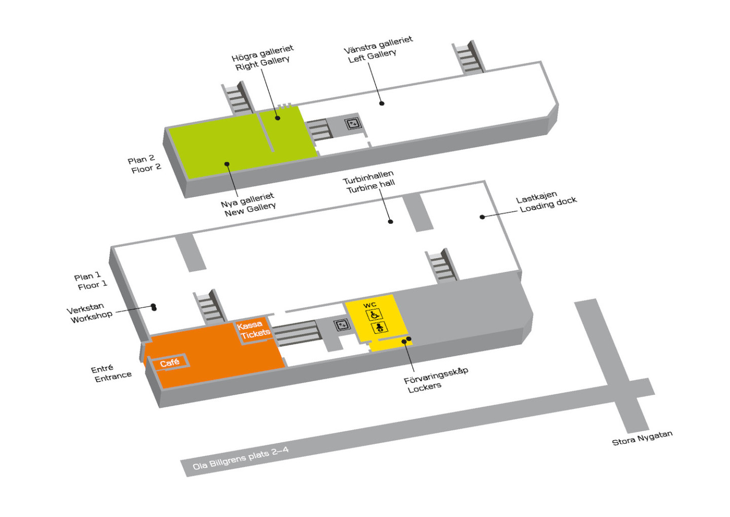 Map of Moderna Museet Malmö