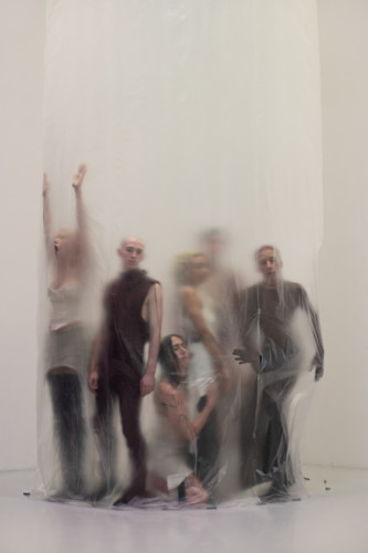 Photo of six people in a performance