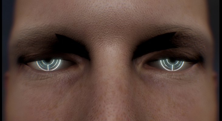 Close up of eyes