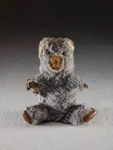 A worn teddy bear