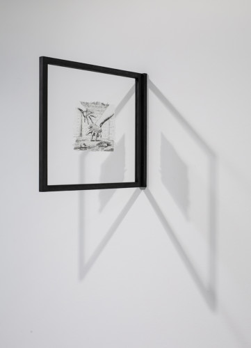 Foto av en bild i svart vitt