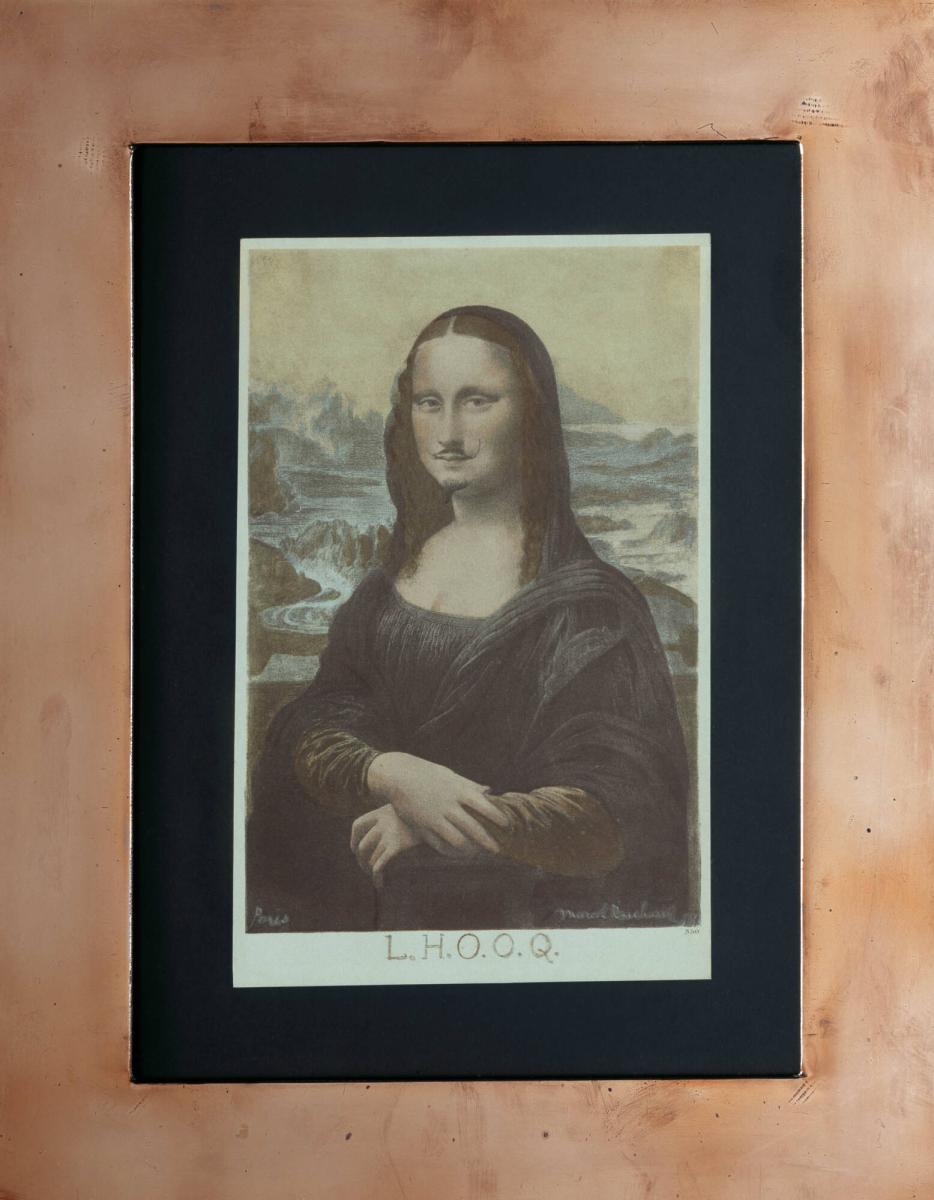 bild av Monalisa med mustasch