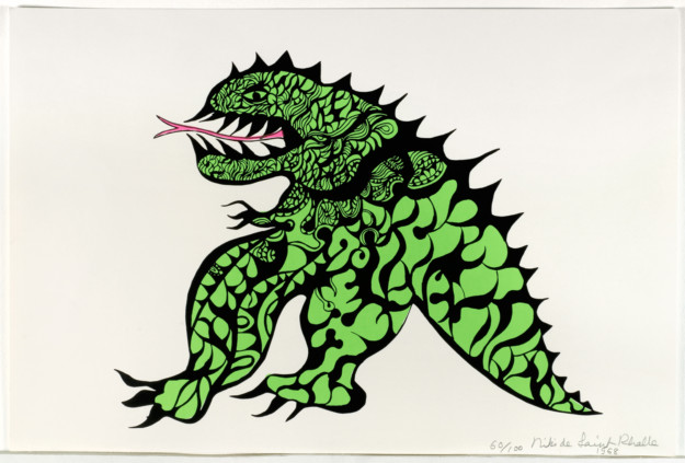 bild med grönt monster