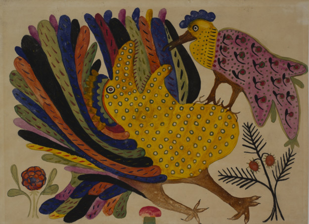 painting with two birds