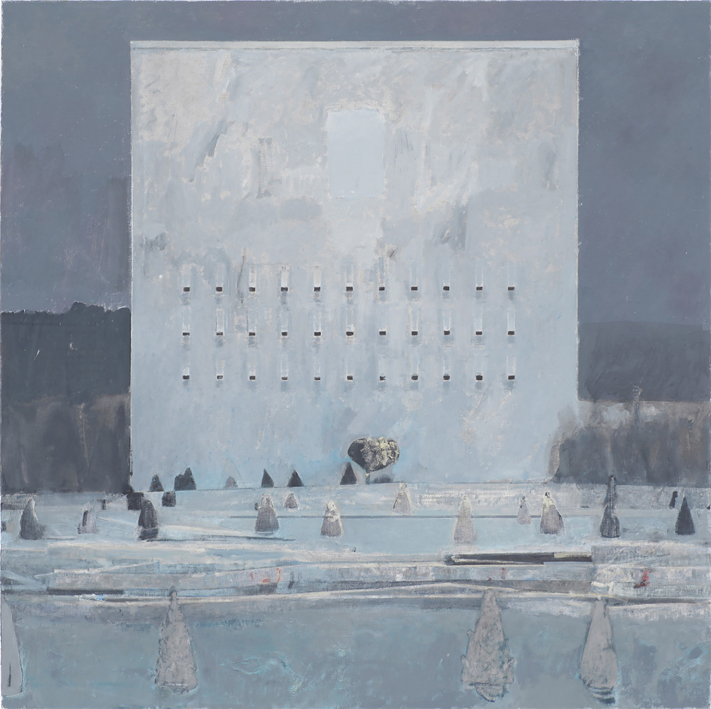 painting of building