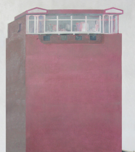 painting with building