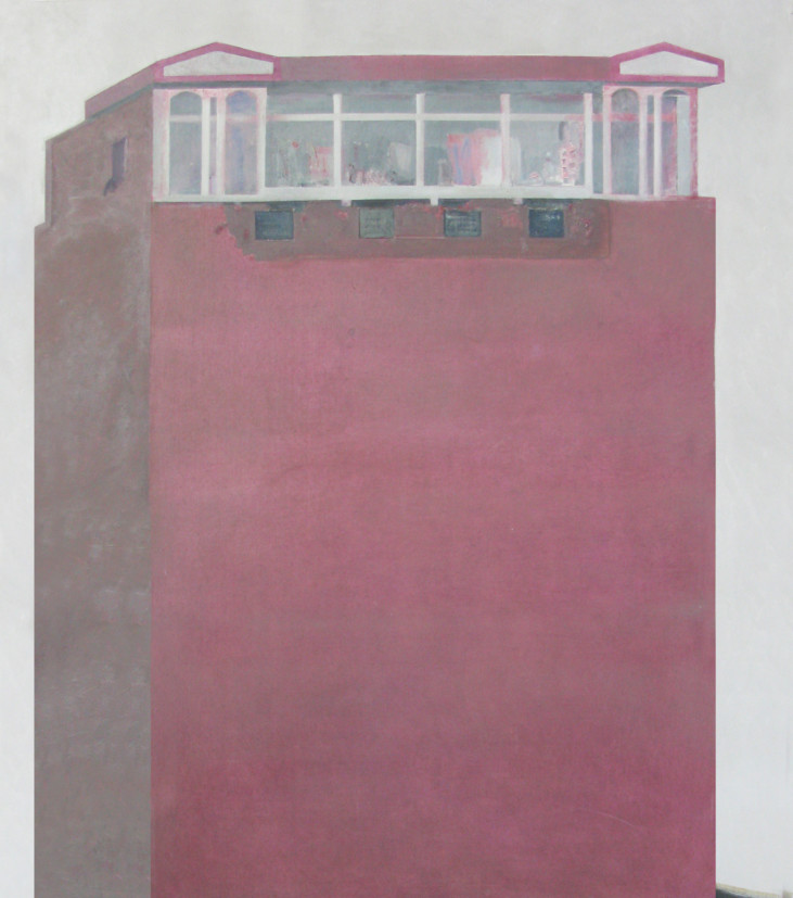 painting with building