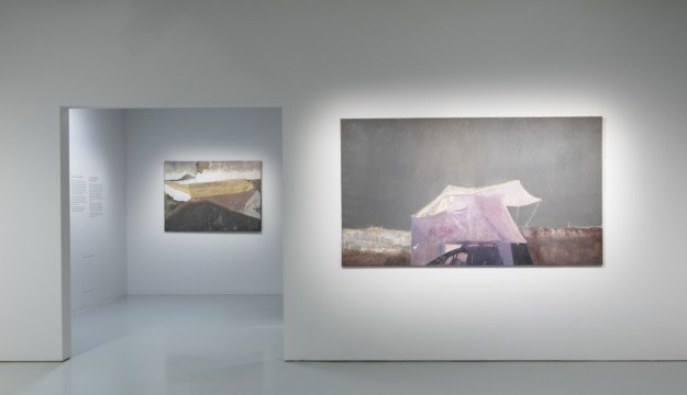 installationview with paintings