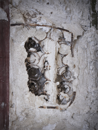 detail of concrete wall