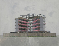 painting with building