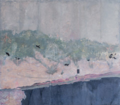 painting with landscape