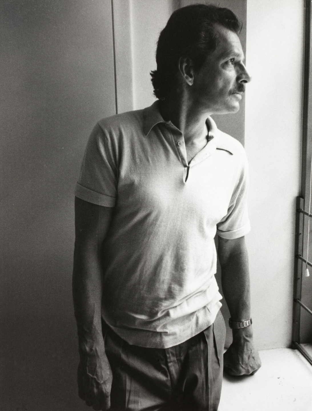 Portrait of photographer Larry Clark in his studio at Lower Manhattan