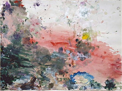 Painting by Cy Twombly.