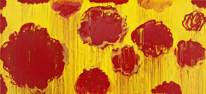 Painting by Cy Twombly.