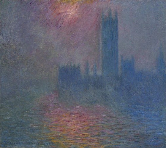 Målning av Claude Monet.