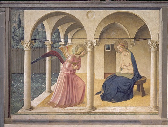 Fra Angelico, Bebådelsen, ca 1438–45