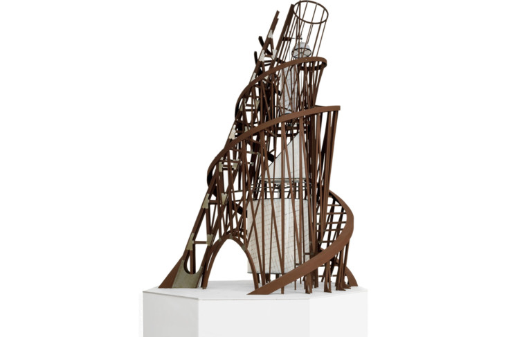 Modell till monument till III:e internationalen