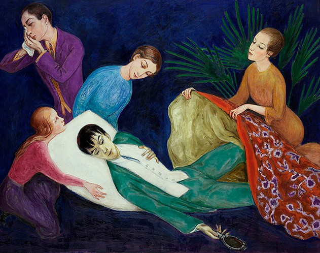 Nils Dardel, Den döende dandyn, 1918 © Nils Dardel