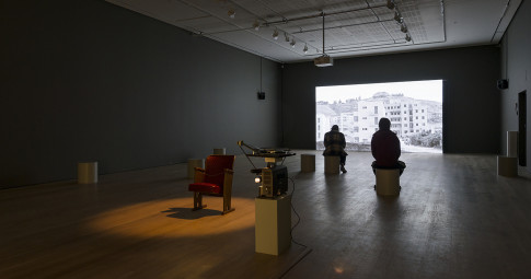 Installation view Akram Zaatari - Unfolding, Moderna Museet