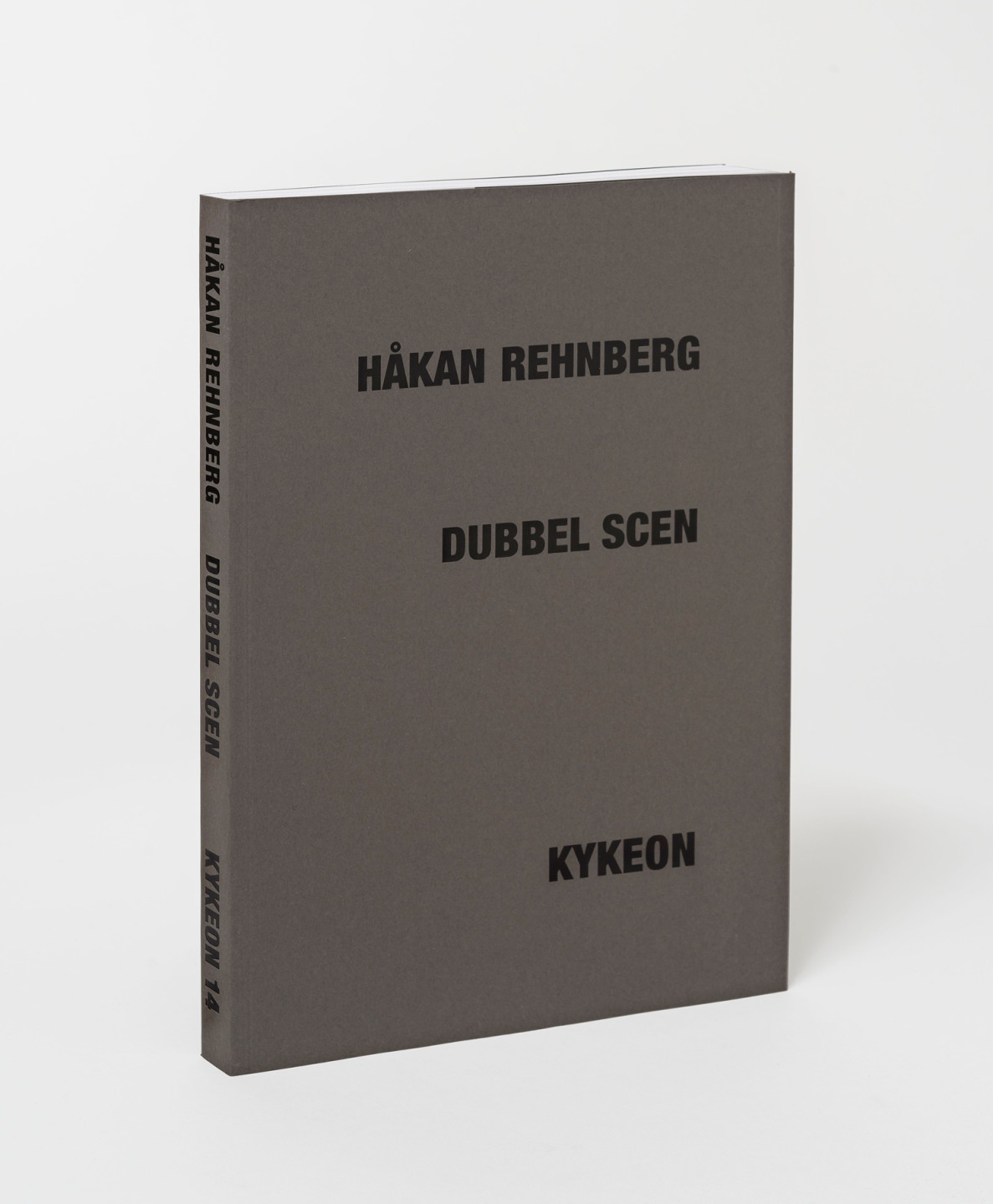 Katalog till utställningen Håkan Rehnberg – Dubbel scen