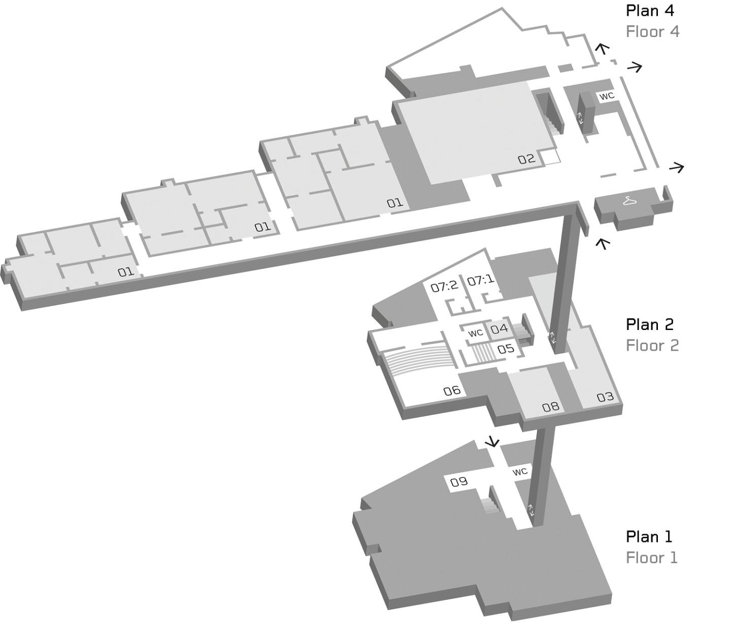 Map of the Moderna Museet in Stockholm