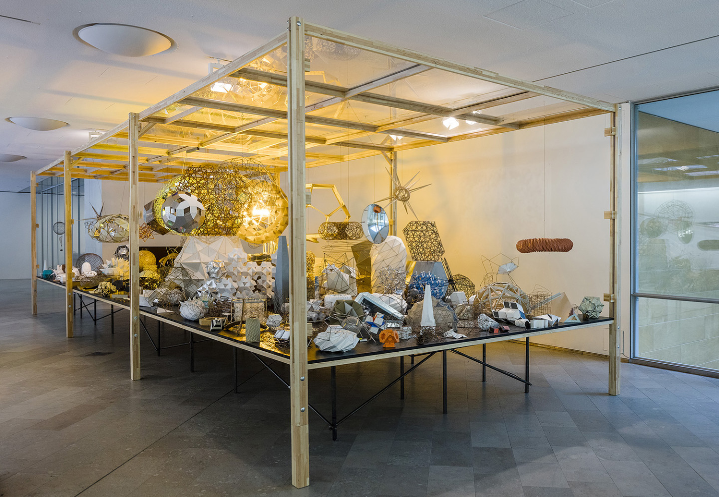 Model room, Installationsbild Moderna Museet/ArkDes, Stockholm 2015.