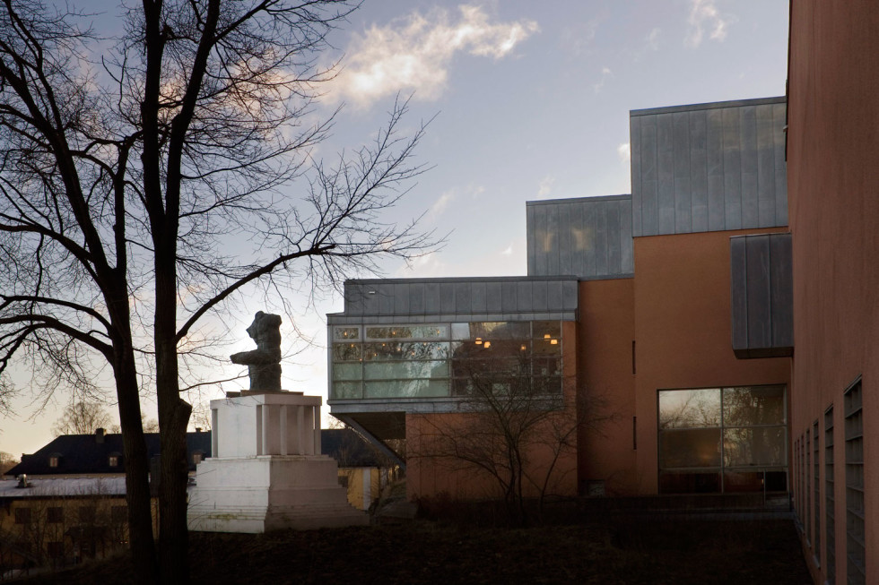 Moderna Museet in Stockholm viewed from the the back