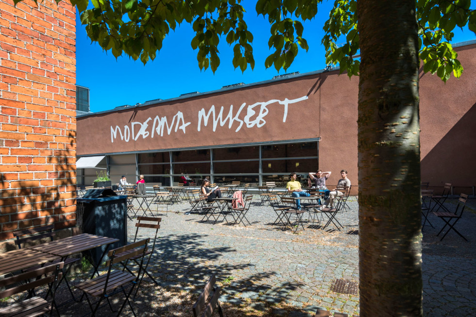 The main entrance at the Moderna Museet in Stockholm