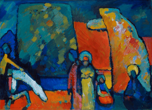 Målning av Wassily Kandinsky
