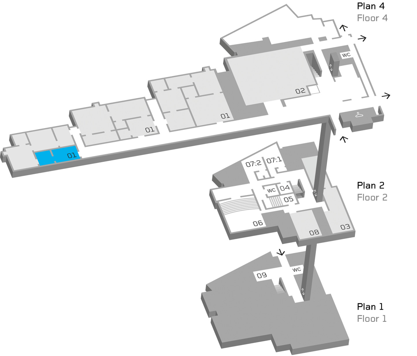 Map of Moderna Museet