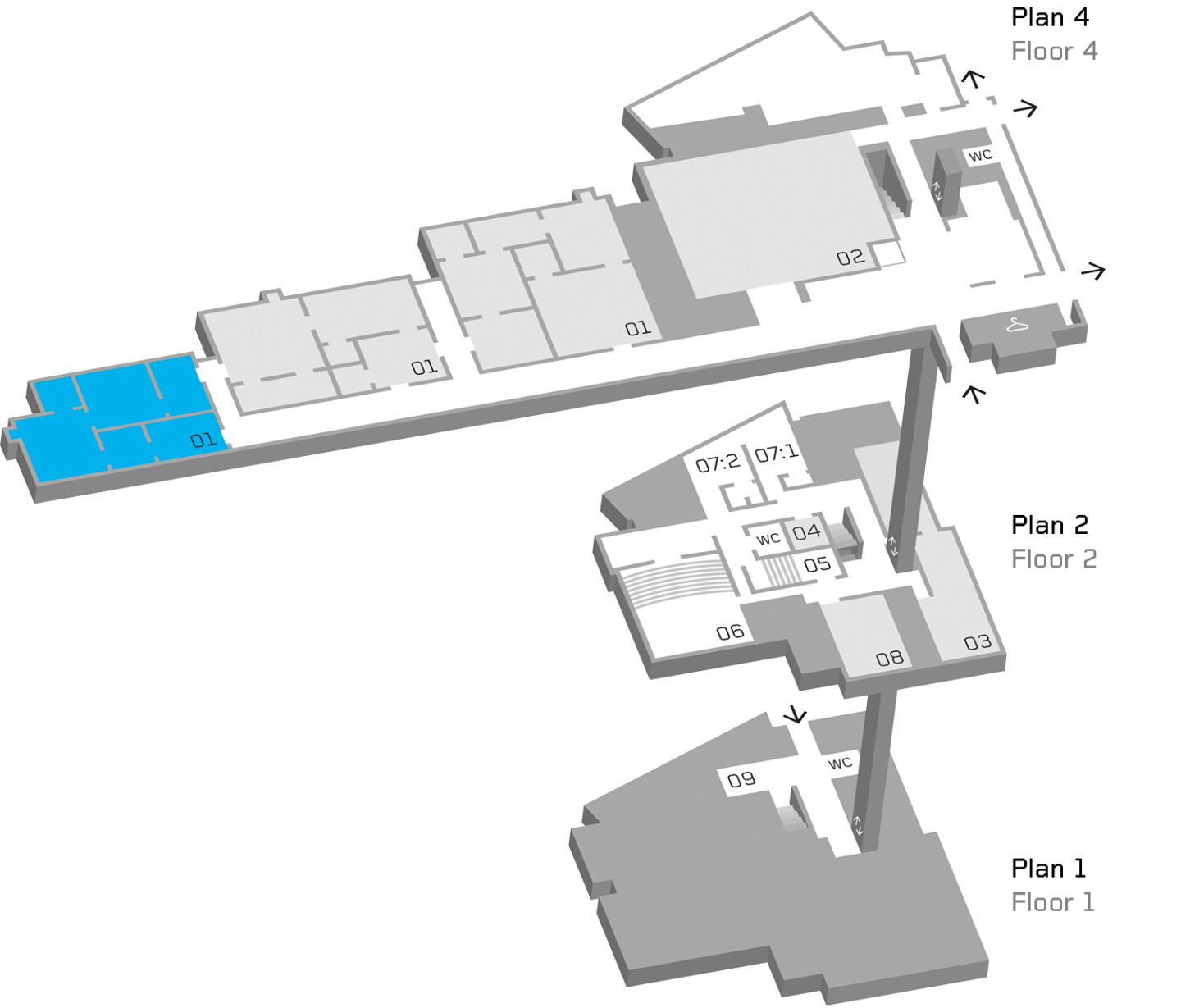 Map of Moderna Museet