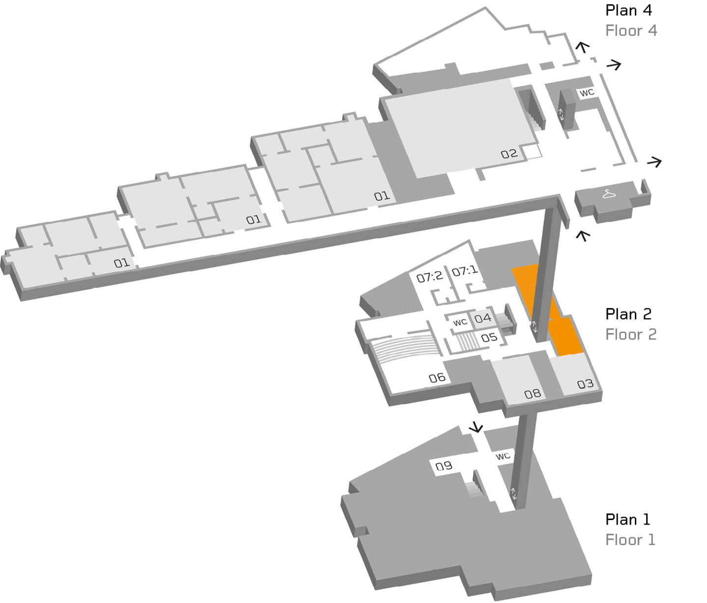 Map of Moderna Museet