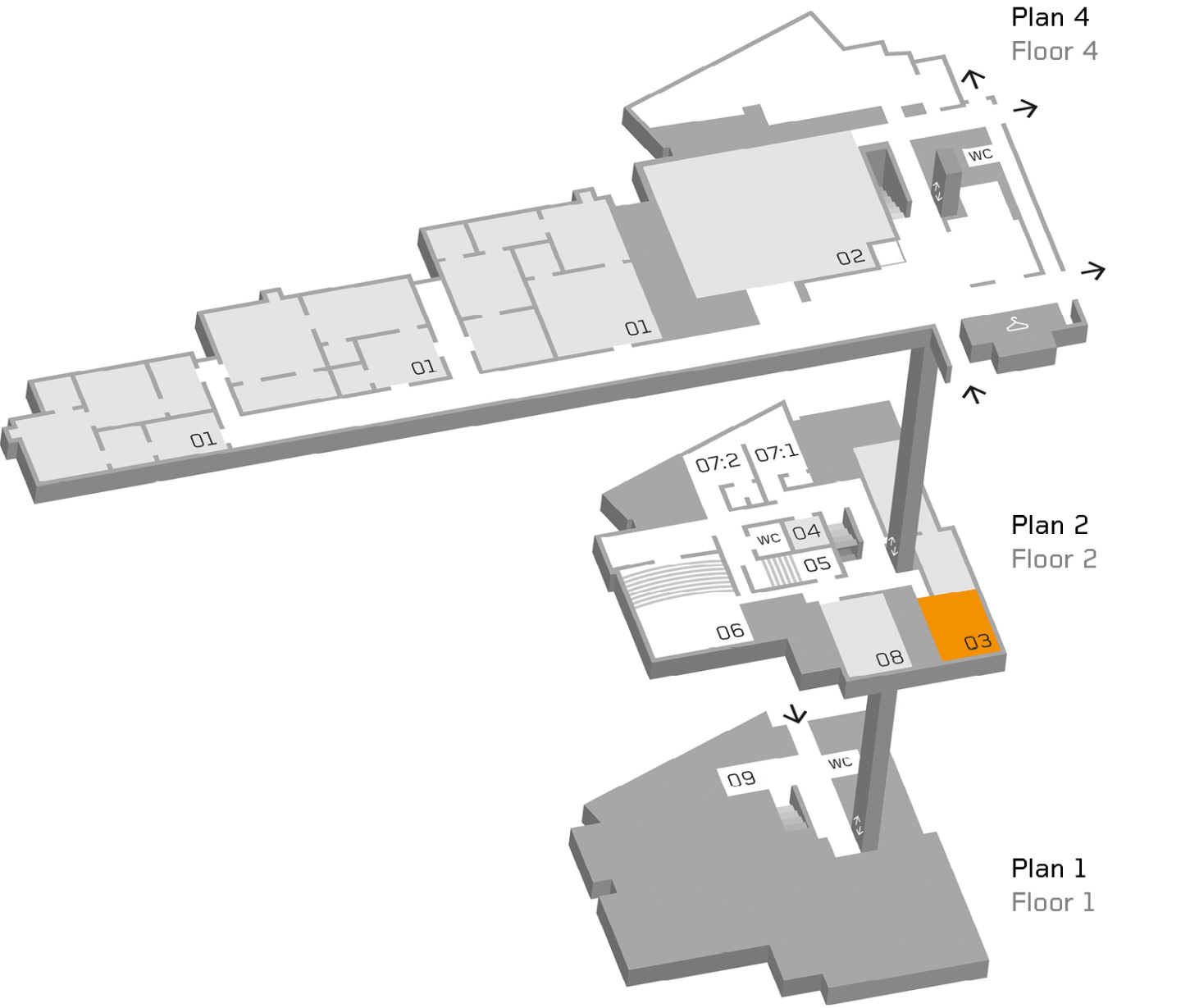 Map of Moderna Museet