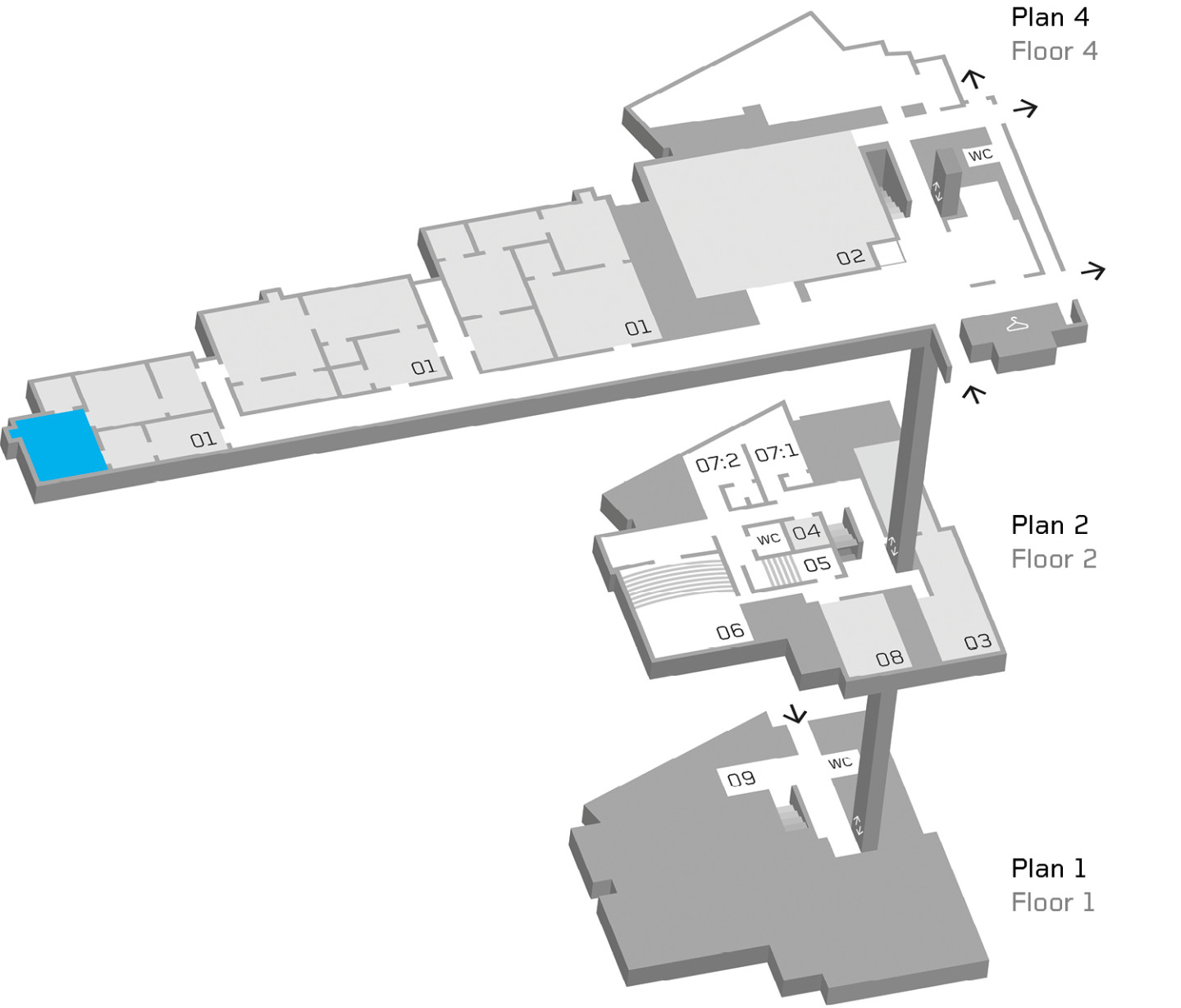 Map of Moderna Museet