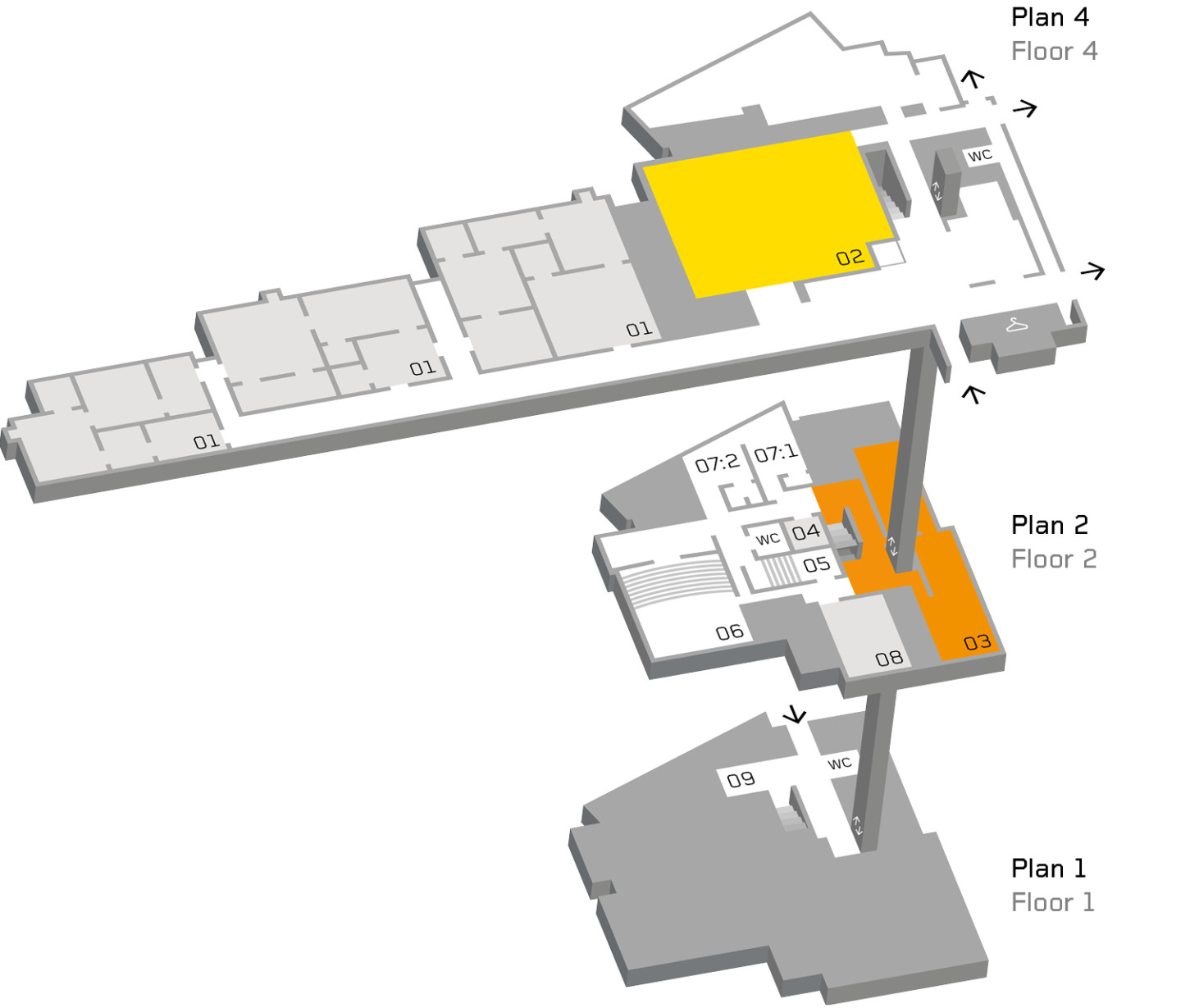 Map of Moderna Museet