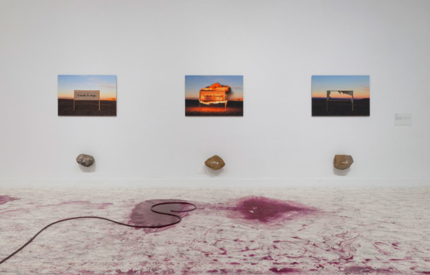 Installation view Manipulate the World – Connecting Öyvind Fahlström