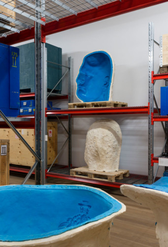 Installation view Manipulate the World – Connecting Öyvind Fahlström, Moderna Museet 2017