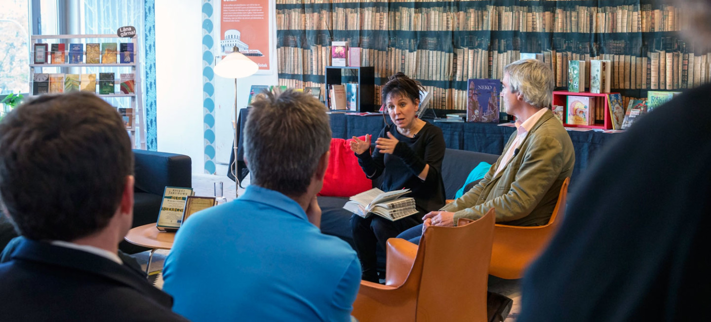 Olga Tokarczuk på Stockholm Literature 2015