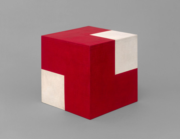 Objeto ativo (cubo vermelho/branco) (Aktivt objekt (röd och vit kub))
