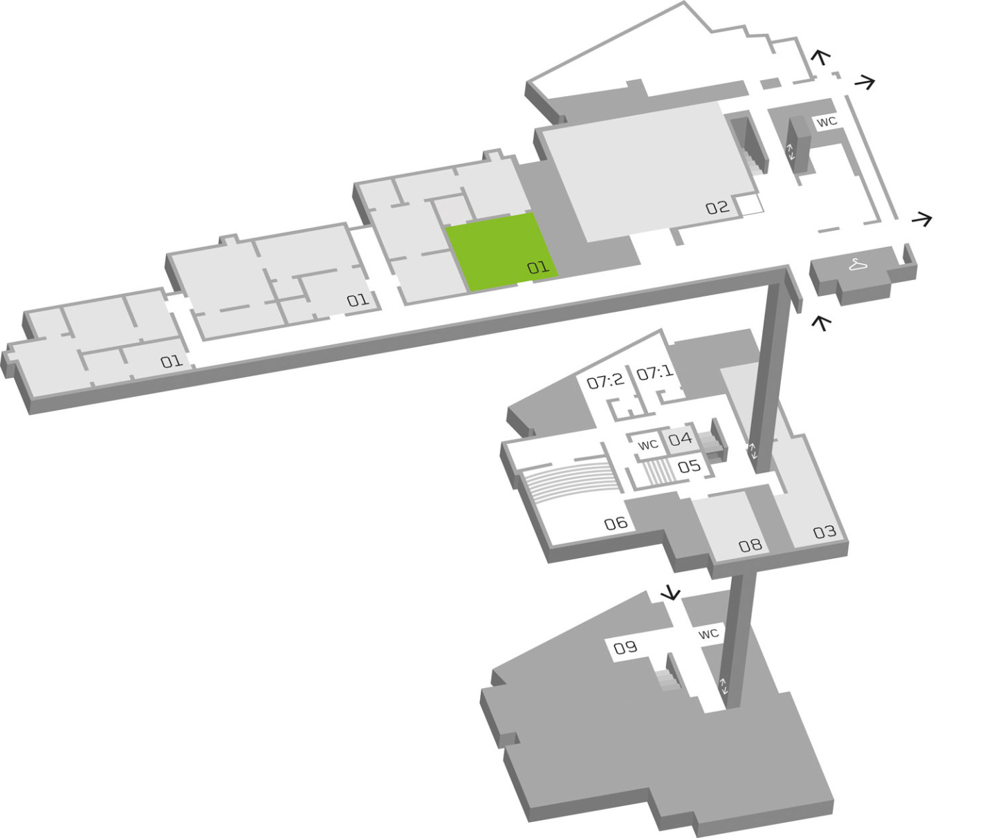 Map of Moderna Museet