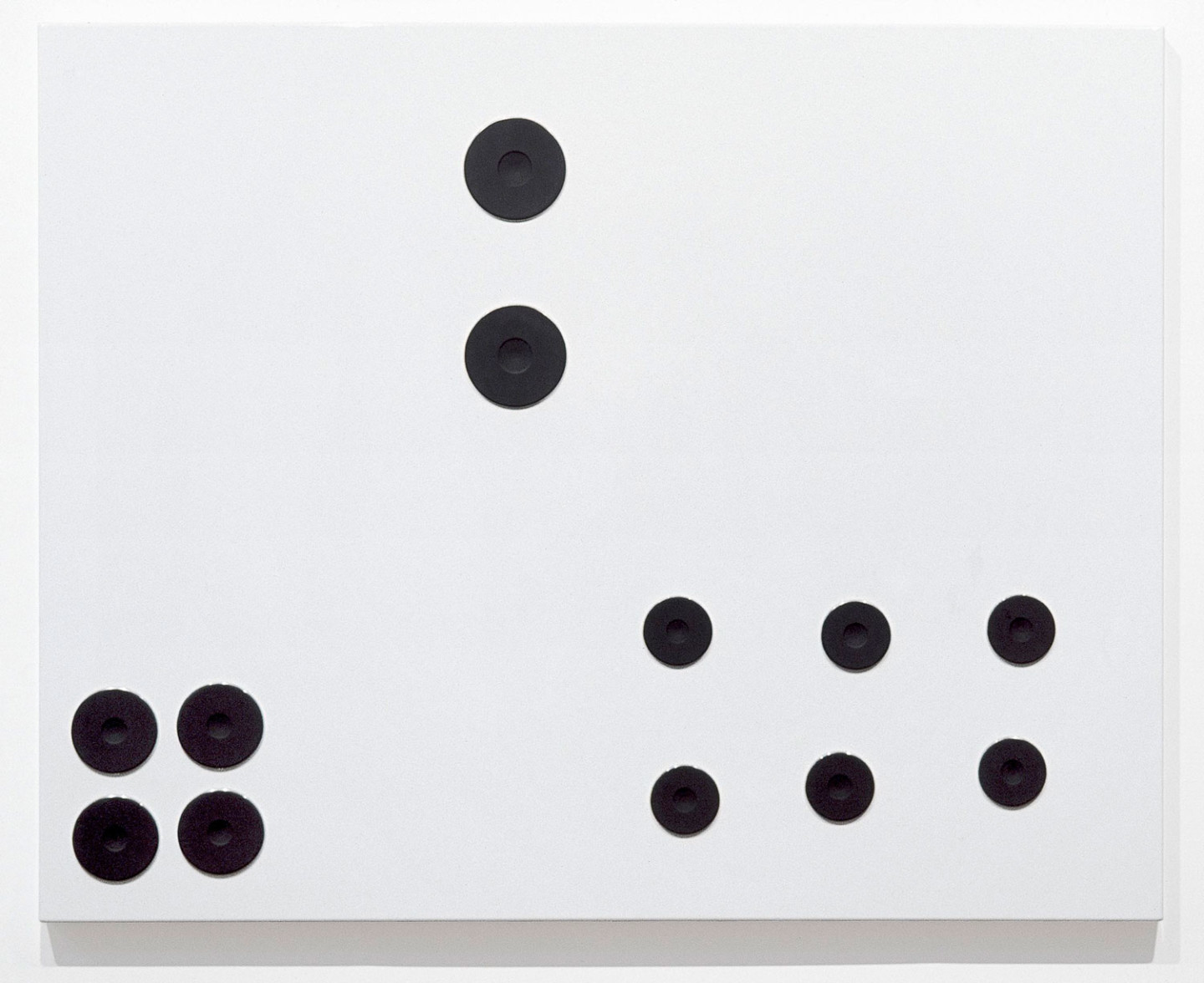 electric hotplates, set in a white, enamelled steel surface
